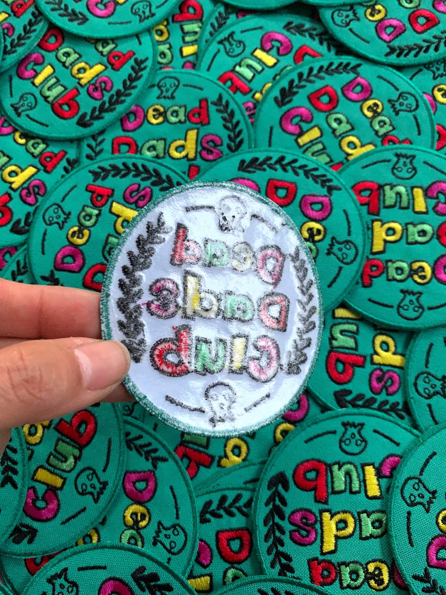 Dead Dad's Club Iron-on Patch